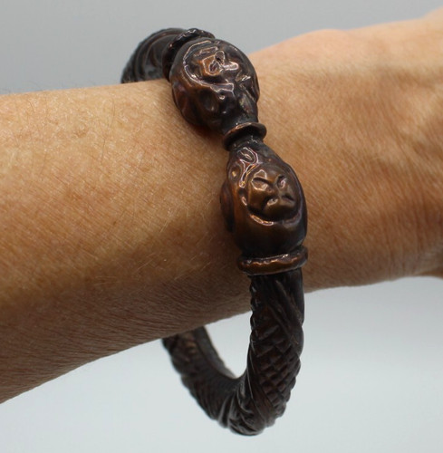 Bracelet jonc vintage - bracelet,