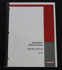 1954 INTERNATIONAL HARVESTER Farmall Super M-TA Diesel Tractor Opérateurs Manuel