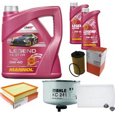 MAHLE Inspection set 6 L MANNOL Legend+Première 0W-40 pour Land Découverte De