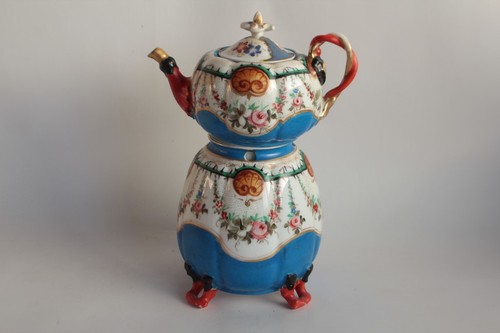Tisanière porcelaine xixe - porcelaine,