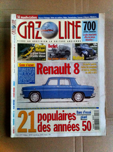 Gazoline renault r8 r - n°, 8