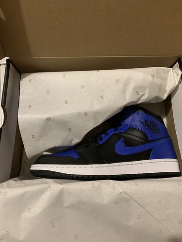 Air jordan mid noir bleu - air,