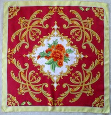 - Foulard  LANCEL  soie  TBEG vintage scarf  85 x 87 cm