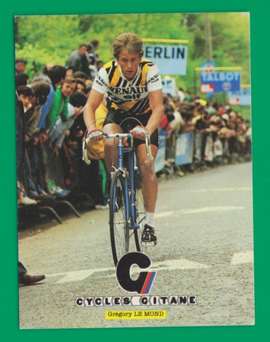 Cyclisme carte cycliste greg - carte,