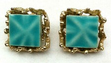 Boucles d'oreilles GAVILANE PARIS CLIP Earrings signed - french creator vintage 