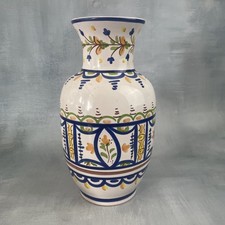 ESPAGNE vase céramique poterie espagnole signé CN CM R. 60 ? à identifier