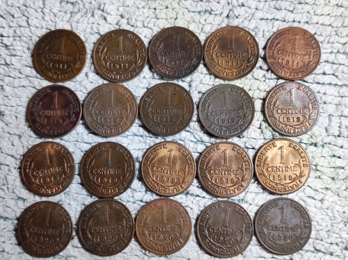 Lot pièces de monnaie - 20,