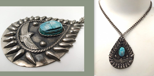 Ancien collier pendentif