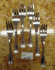 Lot 6 Fourchettes Poisson ARGENTAL Metal Argenté Argenterie Poinçons 6VitB 29/10