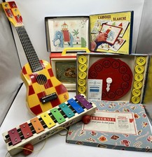 Lot jeux & jouets jeunesse 1960/70s à réparer : Fisher price, Vilac, Kiddicraft