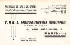 SACS DE DAMES REAUMUR A PARIS  0063