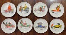 8 PETITES ASSIETTES VINTAGE 70