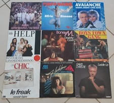 Lot de 50 disques vinyles 45