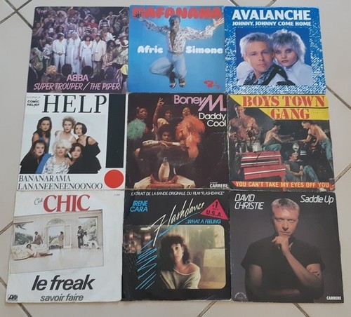 Lot disques vinyles - lot,