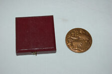 ANCIENNE MÉDAILLE BRONZE 4.9 cm associations agricoles , épi de blé , raisin