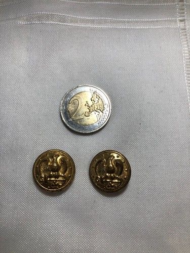 Boutons métal doré ancien - métal,