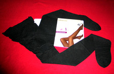 COLLANT JOLINESSE T 3/4 LARGE NOIR LYCRA 40D LINGERIE CONTENTION GRADUELLE