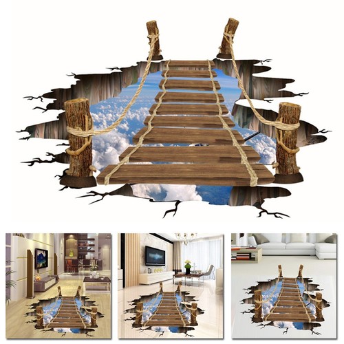 Tsticker mural chambre bois - tsticker,
