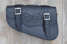 Sacoche cuir latérale SKULL