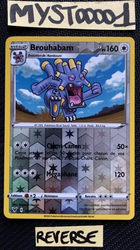 Carte pokémon brouhabam - pokémon,