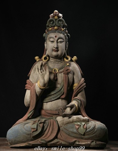 Old china wood painting - 33.4",