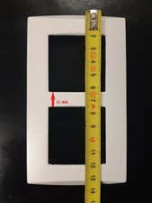 ALB81257 Plaque 2 postes