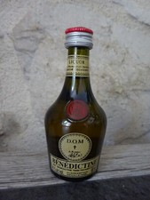 Mignonnette bouteille Bénédictine Liqueur 5 cl pleine très bon état
