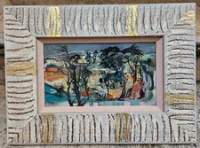 Paysage boisé par Louis TRABUC 1928-2008