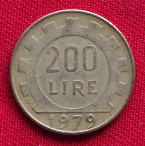 Italie pièce 200 lires de - italie,