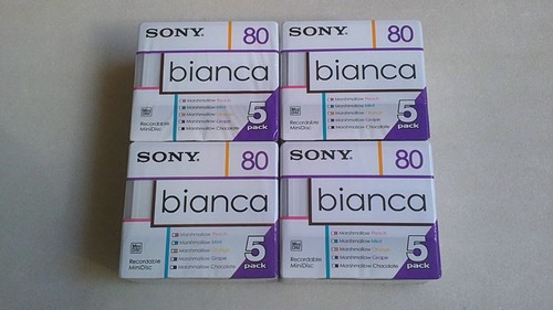Minidisc sony bianca min - bianca, 80