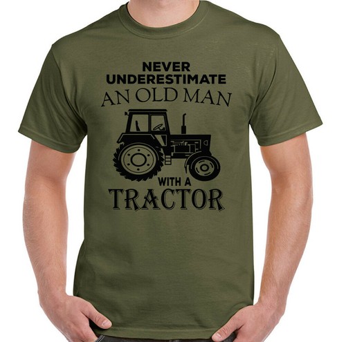 Tracteur shirt hommes drôle - tracteur,