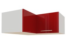 Armoire D'Angle BRERRA 90x90cm 2 Portes Laquée Couleur Au Choix BR-W14/90/36