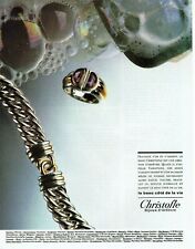  publicité Advertising 0522 1987  Christofle   le beau coté de la vie  bijoux