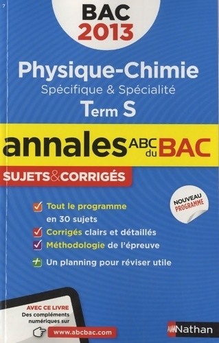 Physique chimie terminale - terminale, s