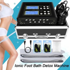 Double Detox Ionique Pied Bain Spa Nettoyer Massage Machine Infrarouge Ceinture
