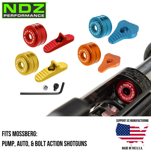 Ndz mossberg aluminum safety - aluminum,