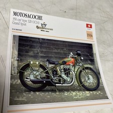 Motosacoche 350 type 320 1C14 grand sport 1934 carte moto collection Atlas