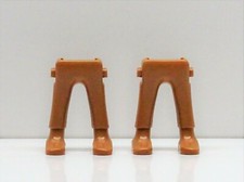 2 X Jambes Pantalon + Chaussures Hell Braun Playmobil > Garde Western Trappeur