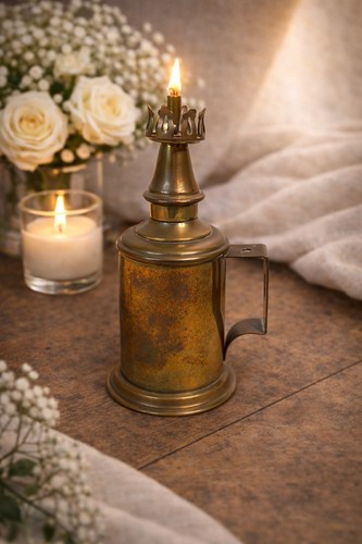 Lampe pigeon essence doré - essence,