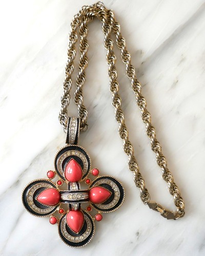 Collier pendentif croix de - pendentif,