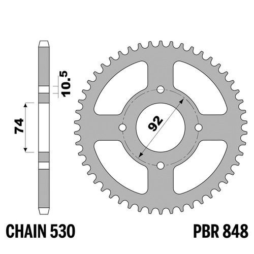 Yamaha 350 - (4lo),