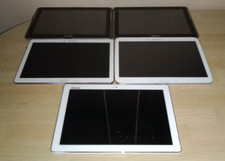 LOT 5 TABLETTES A REVOIR 4xSAMSUNG GALAXY + 1xASUS ZENPAD- VENDU HS - EN L'ETAT