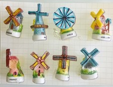 serie de 8 feves les moulins a vent 2007