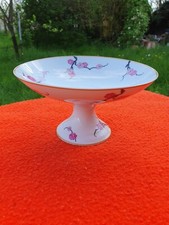 très beau compotier en porcelaine par la manufacture bernardeau & cie limoges