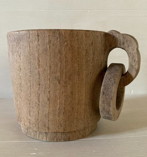 Pot mesure bois sculpté - bois,