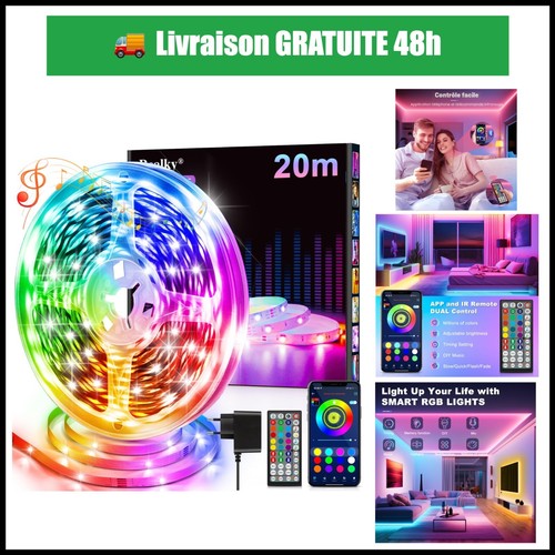 Ruban led 20m - 20m, rgb