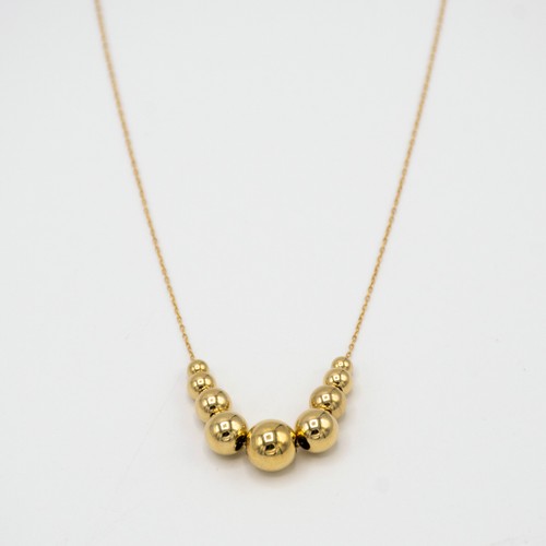 Collier jaune 18 - collier,