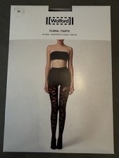 Wolford Black Floral Design