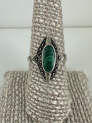 Bague navette vintage - bague,