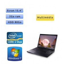 Occasion - Dell Latitude E5500 - Windows 7 - C2D 2Go 80Go - 15.4 - Ordinateur Po